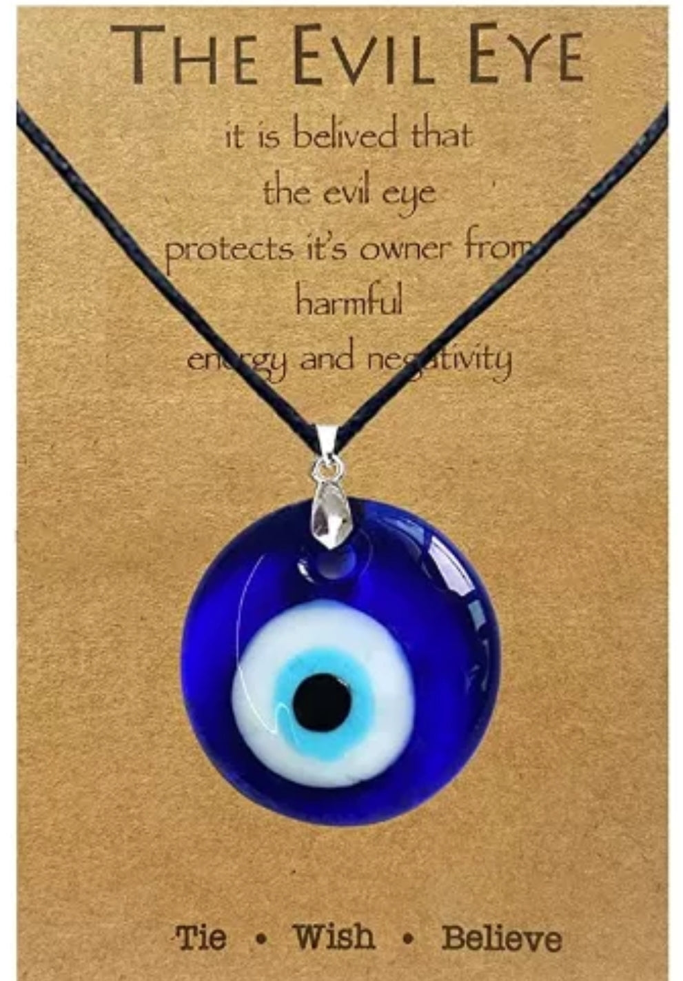 Evil eye necklace on sale bevilles